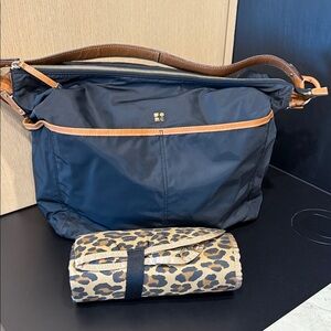Kate Spade Diaper Bag with Leopard Print